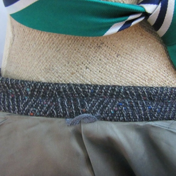 80s GIVENCHY 40R Charcoal Gray Flecked Wool Blazer - Picture 8 of 8